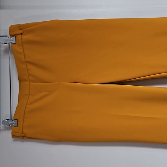Jules & Leopold mustard casual pants small petite straight leg - Picture 6 of 15